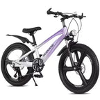 NAYSAYE 20 Zoll Kinder-Mountainbike mit 7-Gang-Antrieb und Magnesiumlegierungsrahmen für Jungen und Mädchen im Alter von 8-12 Jahren, 57.09*21.65*29.92