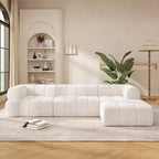 Christopher Knight Home Keri 122 Modernes L-förmiges Polsterecksofa aus hochdichtem Schaumstoff mit niedriger Rückenlehne