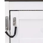 Doppelbett Murphy-Bett mit LED-Beleuchtung, kann in einen Schrank umgewandelt werden, Verstecktes Wandbett-Schrank für Gästezimmer