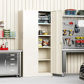 71 Zoll Garagen-Lagerschrank Regal Küche Speisekammer Spind mit verstellbaren Regalen für Büro, Garage, Zuhause, Speisekammer