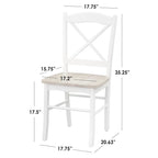 Landhaus-Essgruppe „Simple Living“ mit Klapptisch, 3-teilig