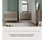 Child Craft Kieran Kinderbett, Doppelkommode und Wäscheschrank Set, 3-teilig, beinhaltet 4-in-1 umwandelbares Kinderbett, Kommode und Wäscheschrank