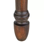Lifestorey 2er-Set Grafton Barhocker 76 cm Kohlegrau: Rustikalbraunes Finish, Nagelbesatz