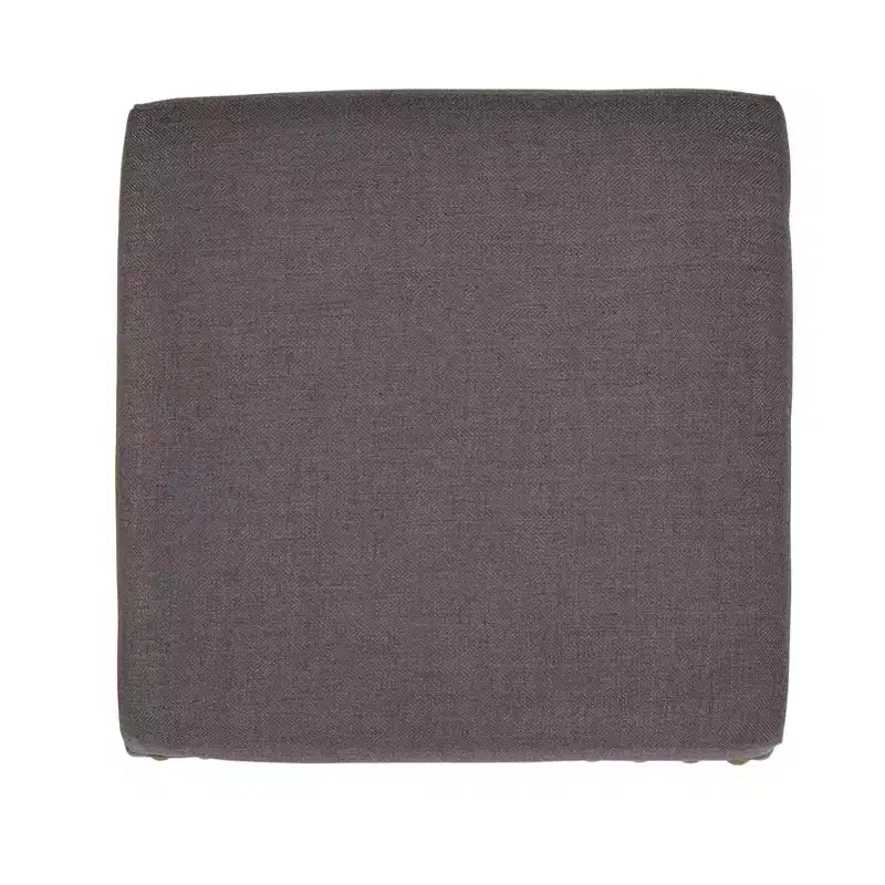 Lifestorey 2er-Set Grafton Barhocker 76 cm Kohlegrau: Rustikalbraunes Finish, Nagelbesatz