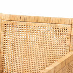 Karis Wood- und Rattan-Sessel Natur/Weiß - bali & pari
