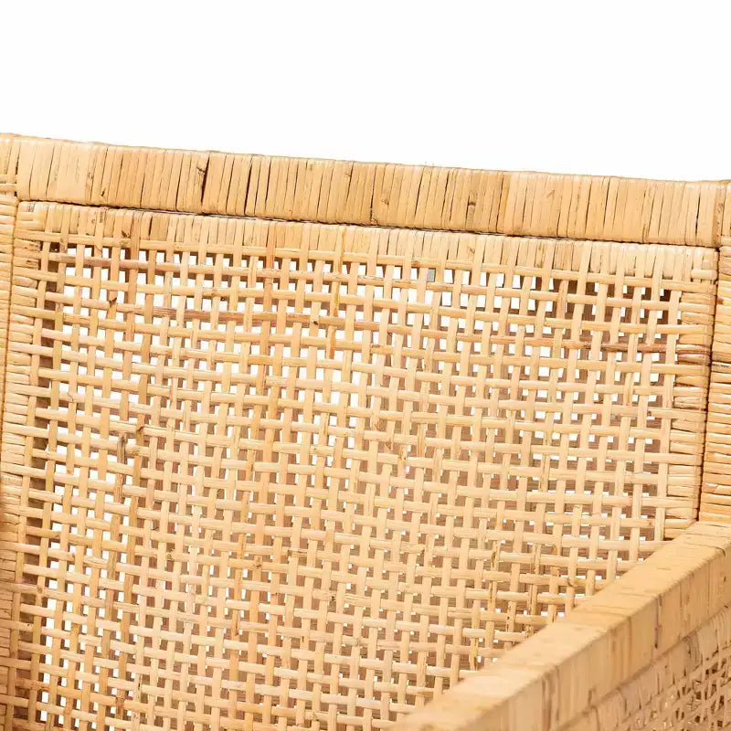 Karis Wood- und Rattan-Sessel Natur/Weiß - bali & pari