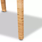 Karis Wood- und Rattan-Sessel Natur/Weiß - bali & pari
