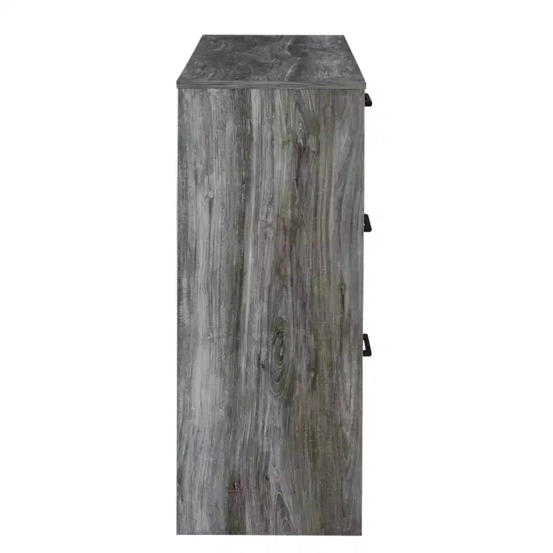 Baystorm Kommode Grau – Signature Design by Ashley: 6 Schubladen, moderne Griffe, MDF-Rahmen