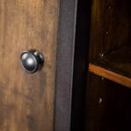 24/7 Shop At Home Kelson TV-Schrank mit mehreren Ablagen für Fernseher bis 65 Zoll: Metallbeine, Kabelführung, feste Regalböden
