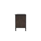 24/7 Shop At Home Kelson TV-Schrank mit mehreren Ablagen für Fernseher bis 65 Zoll: Metallbeine, Kabelführung, feste Regalböden
