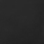 Travis Curved Ottoman Black - Regency: Lederbezogen, Mid-Century Modern, keine Montage erforderlich