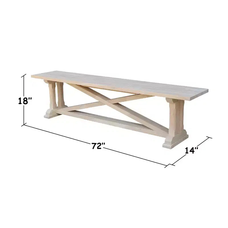 Alexa Bench Naturholz – International Concepts