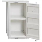 47 Zoll Cargo Schreibtisch Weiß – Acme Furniture: L-förmiges Metallgestell, keine Montage, Universalschublade