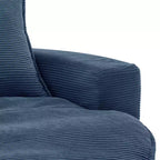 360° drehbarer Loungesessel, drehbarer runder Fass-Sessel mit Kissen für das Wohnzimmer