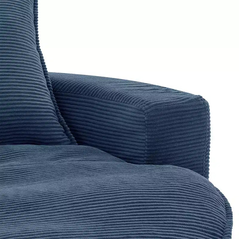 360° drehbarer Loungesessel, drehbarer runder Fass-Sessel mit Kissen für das Wohnzimmer