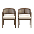 Christopher Knight Home - Esszimmerstuhl mit Rohrgeflecht (2er-Set)