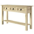 Holz-Dielentisch Konsole 3 Schubladen Corona | Furniture Dash - N/A