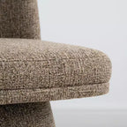 6er-Set moderne, armlose 360-Grad-Drehstühle mit Sockelgestell, elegante Akzentstühle für Küche, Esszimmer oder Büro – Panipeachy