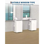 15.000 BTU mobile Klimaanlage, 3-in-1 tragbares Klimagerät mit Entfeuchter & Ventilator, Schlafmodus, Fernbedienung & LED-Panel, kühlt 850 Sq.Ft., leise