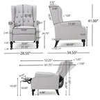 Walter Polstersessel mit Relaxfunktion (2er-Set) von Christopher Knight Home