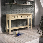 Holz-Dielentisch Konsole 3 Schubladen Corona | Furniture Dash - N/A