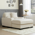 Modernes überdimensionales Schlafsofa im Mid-Century-Stil mit Kissen
