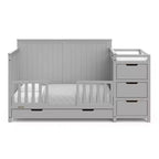 5-in-1 umbaubares Babybett und Wickeltisch mit Schublade