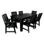 HIGHWOOD PROFESSIONAL 7-teiliges Outdoor-Esszimmer-Set 42x72