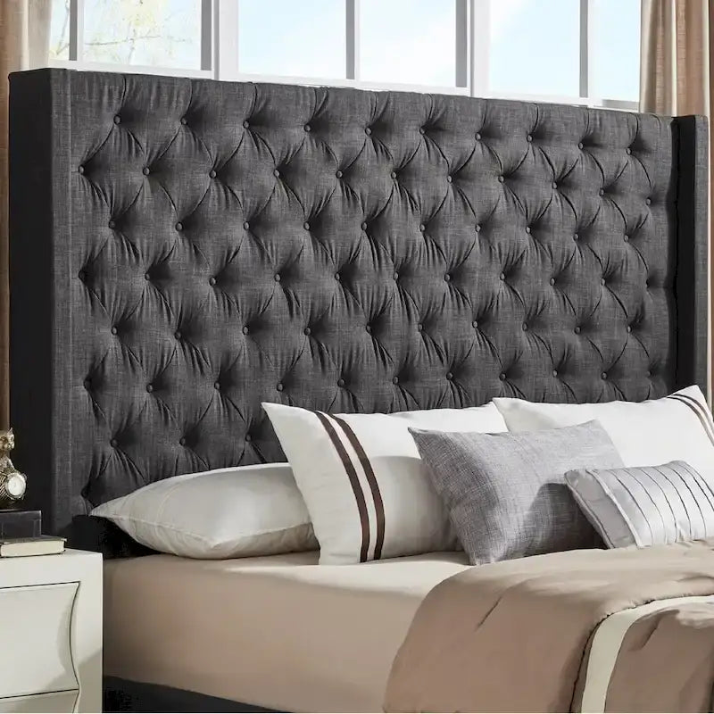 Naples Button-Tufted Wingback-Kopfteil ohne Bettgestell von iNSPIRE Q Artisan