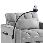 Verwandelbarer Schlafsofa-Sessel, verstellbarer Auszieh-Schlafsessel