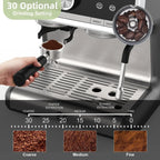 Espressomaschine, mit Mahlwerk, 2,8 L Wassertank
