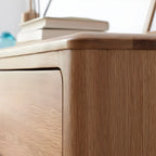 Traditionelle Doppelkommode aus natürlichem Eichenholz für das Schlafzimmer
