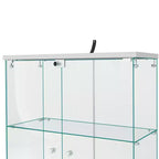 64,5 X 32 Glasvitrine Setzkasten mit Schloss