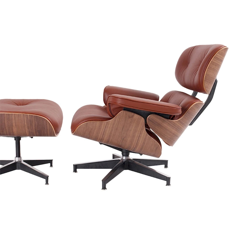 Mid Century Modern Leder Loungesessel Sessel Relaxsessel