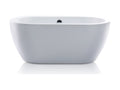 Freistehende Badewanne - 178L - 149x75x58cm - Weiß - Acryl - Doucezen