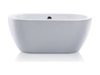 Freistehende Badewanne - 178L - 149x75x58cm - Weiß - Acryl - Doucezen
