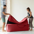 Avana Kami umwandelbare Chaise / Yoga & Massage – 2-in-1-Ottomane mit verdeckter ausklappbarer Yoga-Liege, Microvelvet – N/A