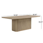 Christopher Knight Home Yodsak Modernes 7-teiliges Esszimmer-Set aus Holz und Metall mit 180°-Drehstühlen