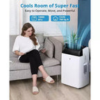 14000 BTU mobile Klimaanlage 3-in-1 AC-Gerät für Räume bis zu 70 m² mit Entfeuchter