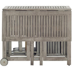 SAFAVIEH Outdoor Brandy 5-teiliges Outdoor-Esstisch-Set – 43Bx35Tx29H