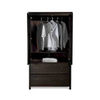 2-türiger Massivholzschrank - 41x72x22