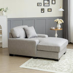 Modernes überdimensionales Schlafsofa im Mid-Century-Stil mit Kissen