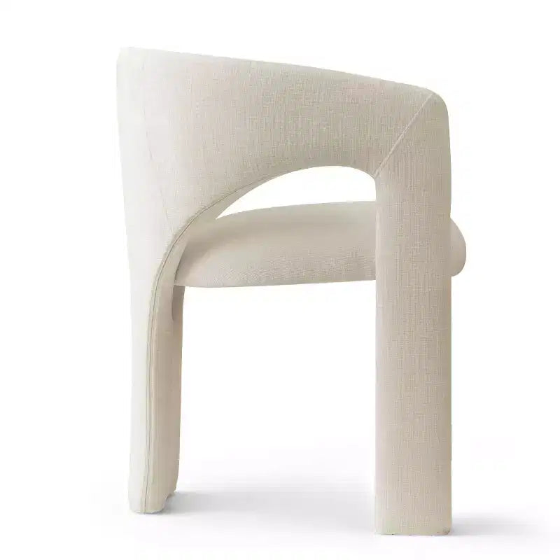 Kleines Essgruppe für 2 Personen, beige gepolsterte Stühle, runder Esstisch mit Säulenfuß, kompakte moderne Küchenmöbel-Panipeachy