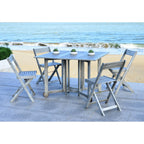 SAFAVIEH Outdoor Brandy 5-teiliges Outdoor-Esstisch-Set – 43Bx35Tx29H