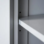 72 Küchenschrank, traditioneller freistehender Schrank mit 4 Türen und 3 verstellbaren Einlegeböden, großer zentraler Schublade