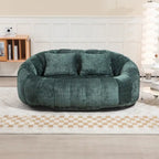 Chenille-Sitzsack – Faules Sofa
