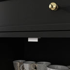 59,1'' Sideboard Buffet Weiß Mid-Century Modern Zeitgenössisch Lackiert