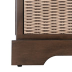 SAFAVIEH Fiorello 3-Schubladenbank mit Polsterung – 120 B x 38 T x 48 H cm – 120Bx38Tx48H