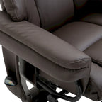 HOMCOM Massage-Liegesessel mit Hocker