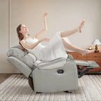 Großer Relaxsessel im amerikanischen Design aus Kunstleder für das Wohnzimmer